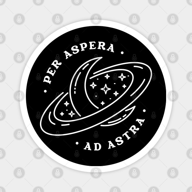 Per Aspera Ad Astra Magnet by machmigo